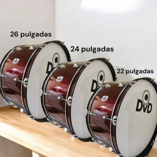 Bombo de 24 pulgadas DVD Vino Tinto