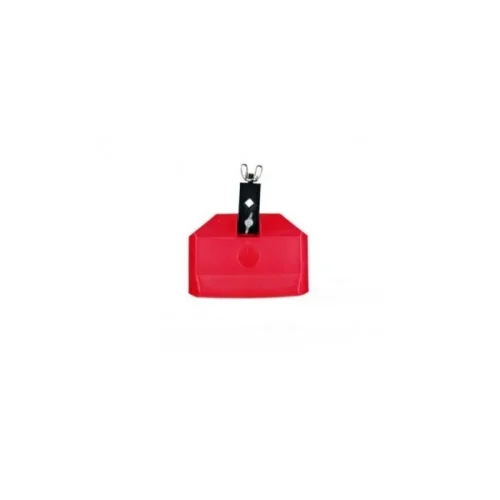 Cencerro Zebra Plastico Jam Block 6 pulgadas color Rojo