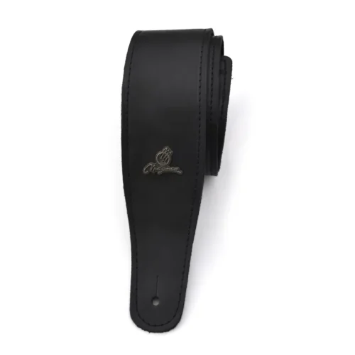 Cincho Para Guitarra, cuero negro Magma