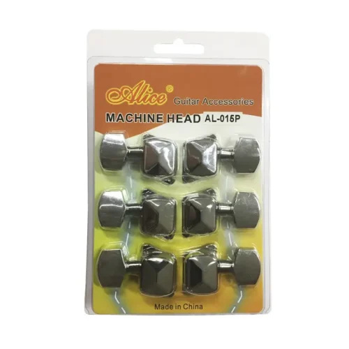 Clavijas para guitarra acústica, plateado