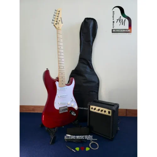 Guitarra Eléctrica vino tinto, Combo Hendrix