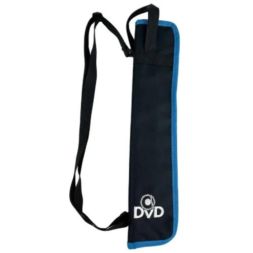 Estuche para baquetas, color Negro/Celeste DVD