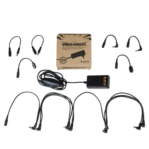 Fuente de Poder para Pedales Joyo JP-03 con Cadena para Conexiones Multiples