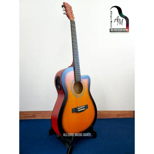 Guitarra Electroacústica Sombreado, delgado, Valenciana