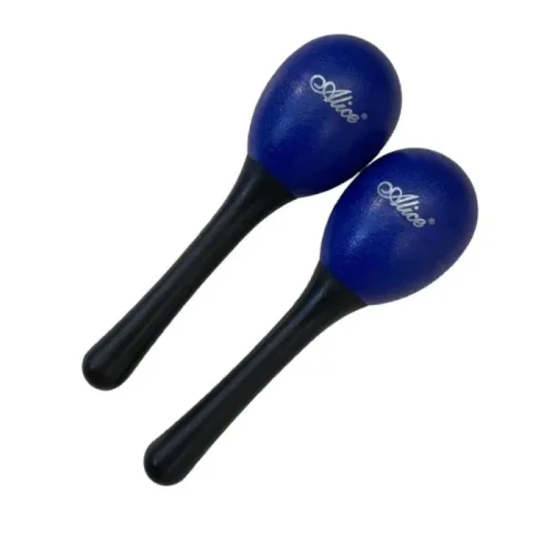 Maracas Azules de 5 1/2 pulgadas, por par