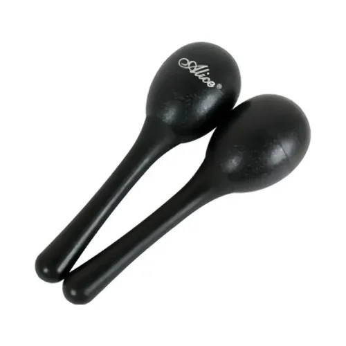 Maracas Negras de 5 1/2 pulgadas, por par