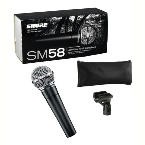 Micrófono Shure SM58 Alámbrico para Voces