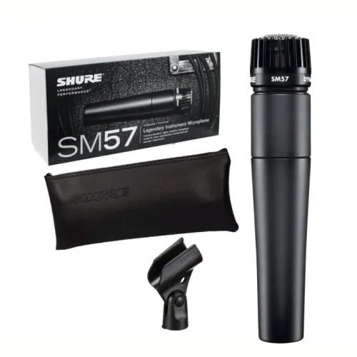 Micrófono Shure SM57 Dinámico Alámbrico para Instrumento