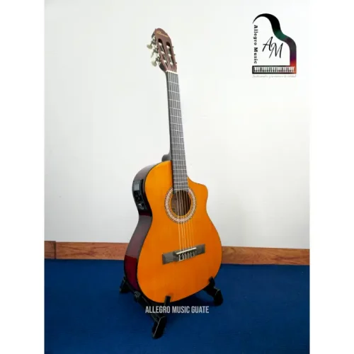 Requinto Electro Acústico Anaranjado Valenciana 36'
