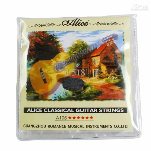Set de cuerdas para guitarra clásica (nylon), Alice