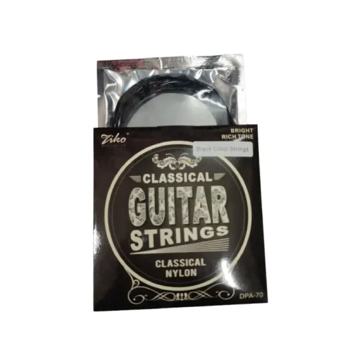 Set de cuerdas para guitarra clásica (nylon Negras), Ziko